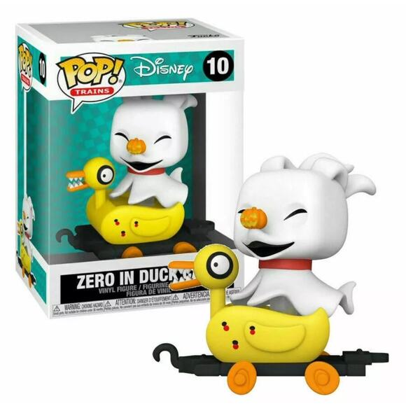 Funko DIsney's Nightmare Before Christmas: Zero in Duck Cart - Picture 1 of 7
